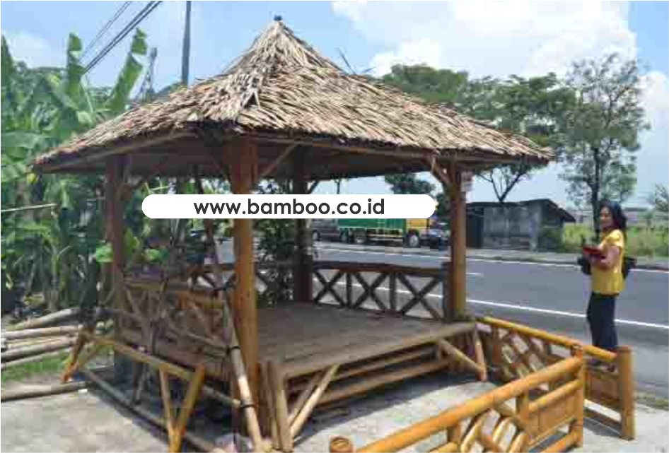 BAMBOO GAZEBO ROOF KNOCK DOWN SYSTEM, BAMBOO GAZEBO